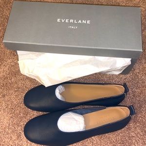 Everlane Navy Blue Leather Day Glove size 8.5